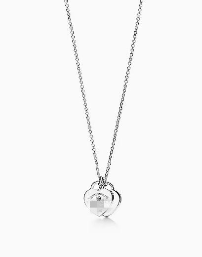 Wholesale Epoxy diamond gold-plated heart clavicle necklace